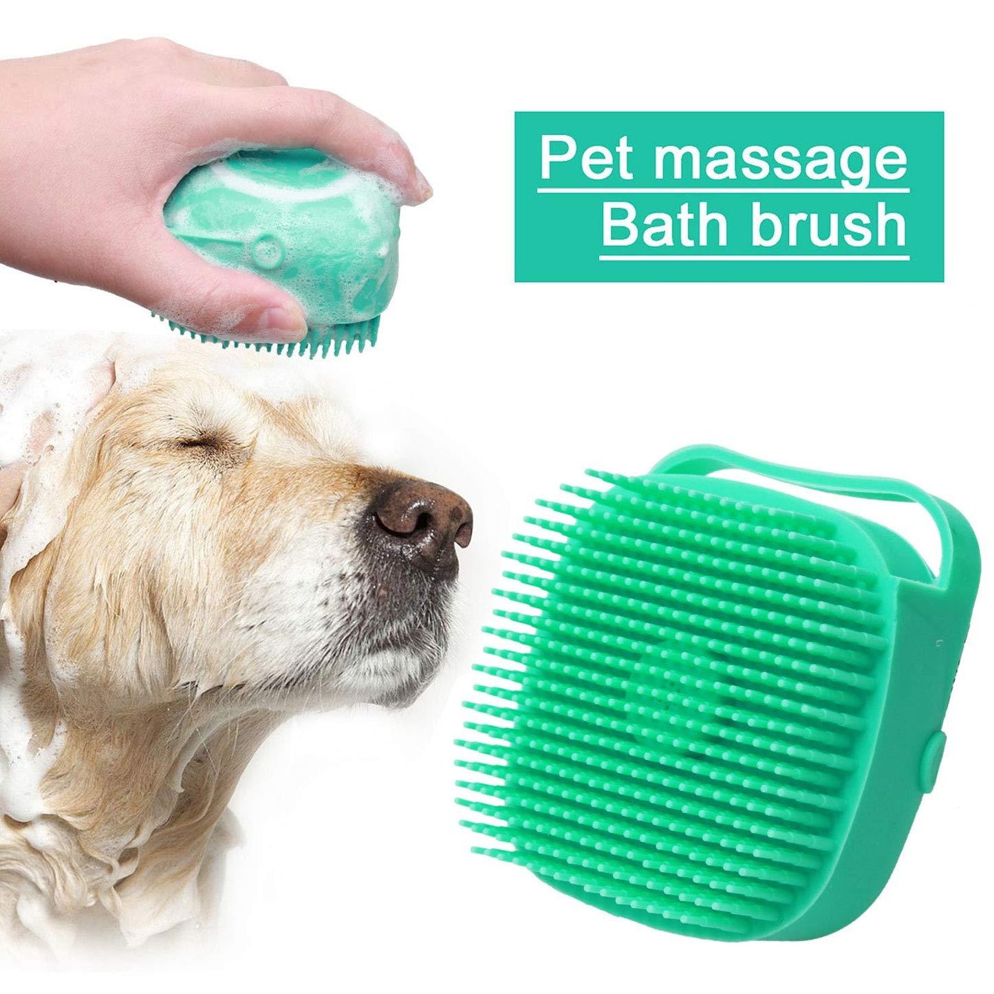 Shampoo Massager Brush Massage Comb Grooming Scrubber Shower Brush For Bathing Short Hair Soft Silicone Brushes