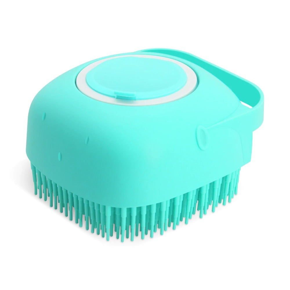 Shampoo Massager Brush Massage Comb Grooming Scrubber Shower Brush For Bathing Short Hair Soft Silicone Brushes