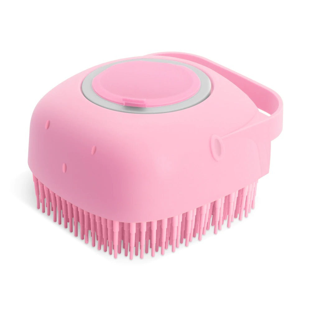 Shampoo Massager Brush Massage Comb Grooming Scrubber Shower Brush For Bathing Short Hair Soft Silicone Brushes