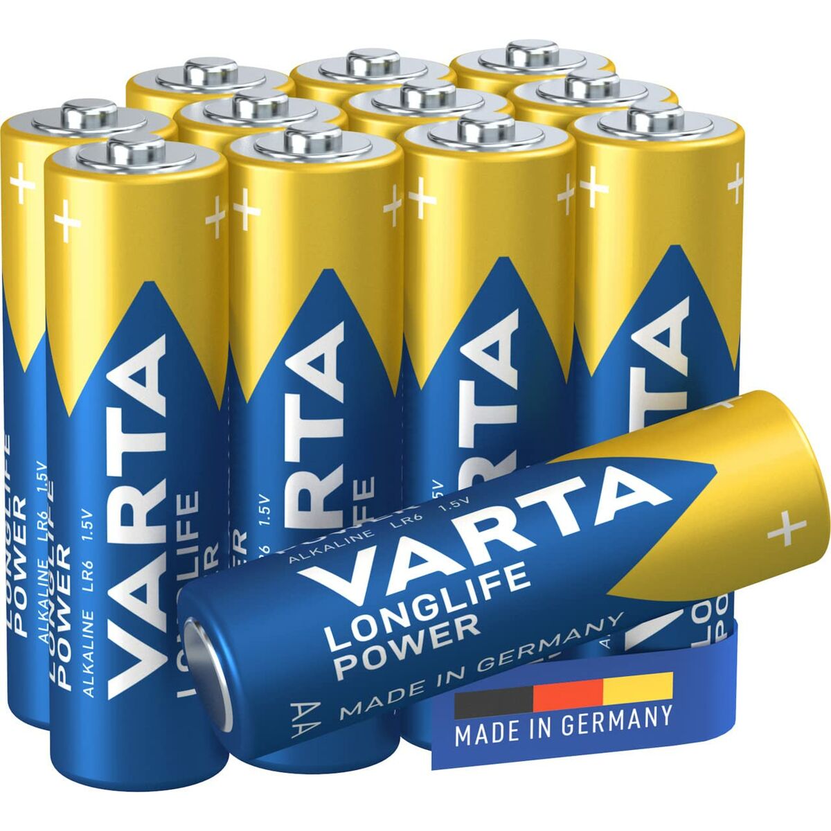 Alkaline Batteries Varta Longlife Power AA 1,5 V (12 Units)-1