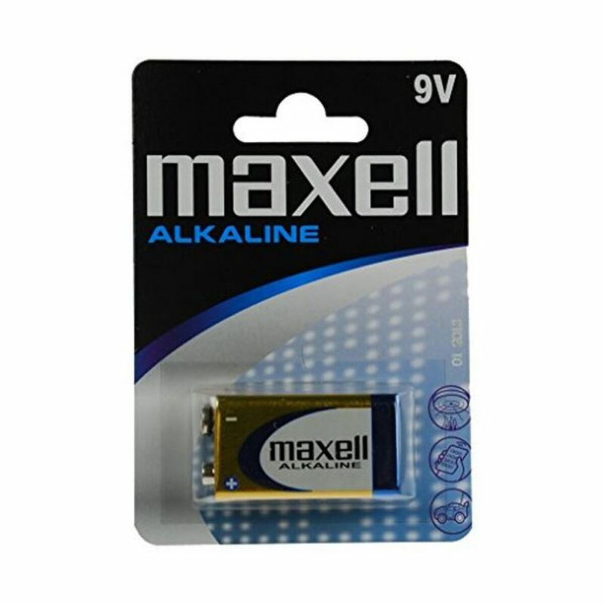 Alkaline Battery Maxell 6LR61-MN1604 LR61 9V 1,5 V (1 Unit)-0
