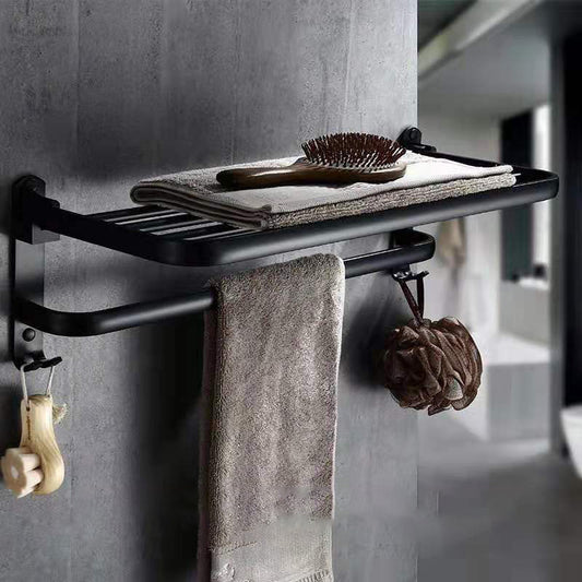 Perforated Space Bathroom Folding Shelf Bathroom