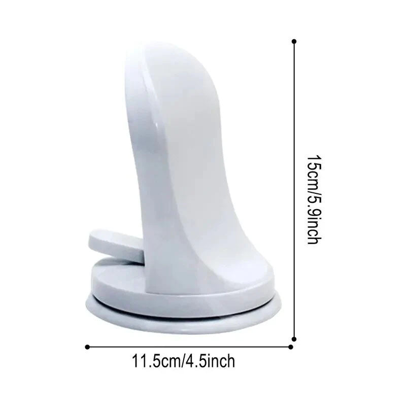 Bathroom Shower Pedal With Anti-slip Arms Safety Handle Foot Sticker For Home Hotel Shower And Shaving Legs